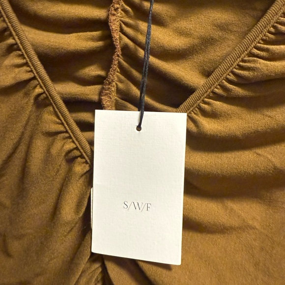 SWF (Revolve) - Bronze Rouched V Neck - NWT - Size S - Picture 4 of 6